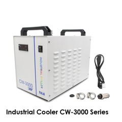 S&A Genuine CW-3000DG Industrial Water Chiller Cool 50W 60W 80W CO2 Laser Tube