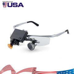 Dental Surgical Medical 3.5X Ergo Binocular Loupes Pupillary +5W LED Head Light