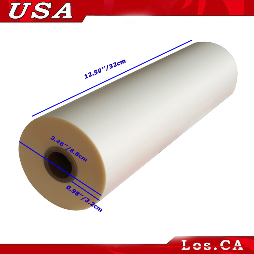 1 Roll 12.59″x656′ Bopp Matte Satin Thermal Laminating Film 0.32x200M Film NEW