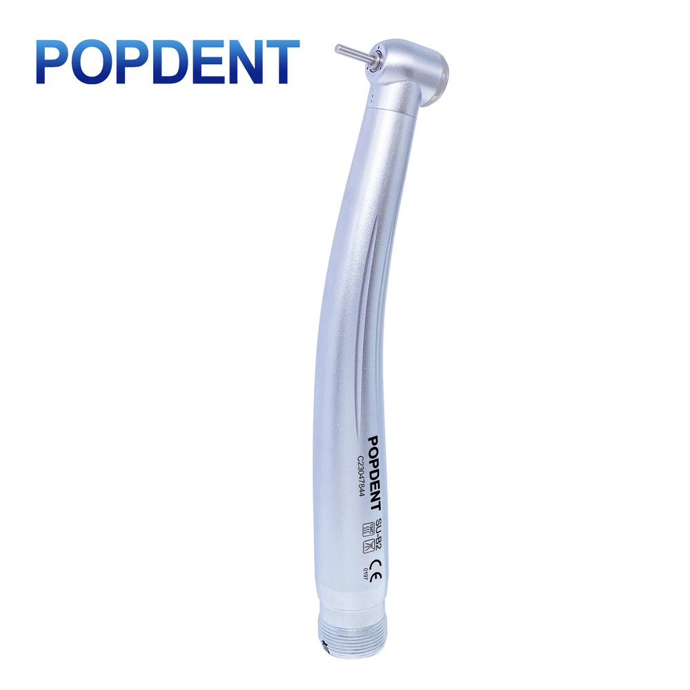 POPDENT SU-B2/M4 Dental High Speed Handpiece Push Button Air Turbine 2/4 Holes
