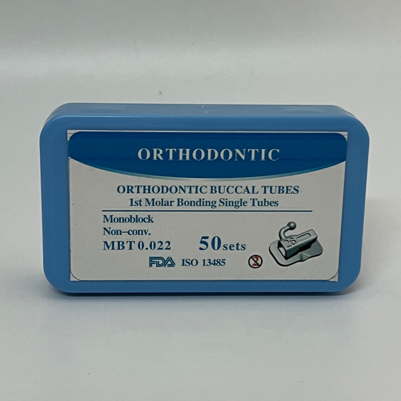 50Sets Dental Orthodontic Bondable Buccal Tubes 1st MBT .022 Molar Tubes U1L1