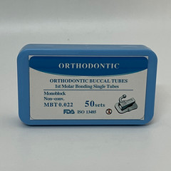 50Sets Dental Orthodontic Bondable Buccal Tubes 1st MBT .022 Molar Tubes U1L1