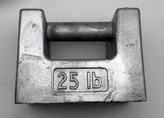 25 LB Cast Iron Calibration Weight