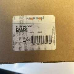 Mersen / Ferraz Shawmut P243G Fuse Holder, 1-Pole, Up To 1000V 600A, New