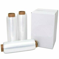 18″ x 1000′ 80 Gauge 8 Rolls Pallet Wrap Stretch Film Hand Shrink Wrap 1000FT