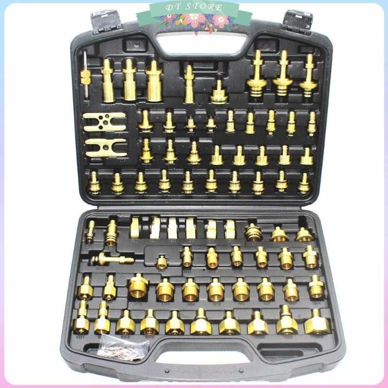81 Pcs Automotive Inspection Tools Automotive Air Conditioning Leak Test Kit