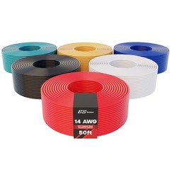 300ft Cca 14 Gauge Wire Automotive 50ft Roll 6 Colors 14 Awg 12v Speaker Electri