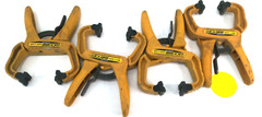 QUICK GRIP HANDI CLAMP CURVED BAR CLAMP *LOT OF 4*