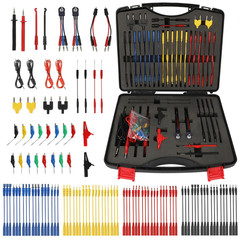 110PCS Automotive Test Lead Kit, AES Wave Multimeter Lead Kit with Back Probes,