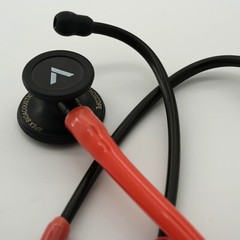 APEX CARDIOLOGY STETHOSCOPE NEW Coral Edition | Lifetime Warranty | Black Steel