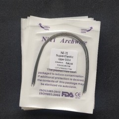 Dental Orthodontic Super Elastic NITI Arch Wires Round Natural Form Arcs Wire