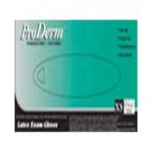ProDerm Latex Exam Gloves: Medium, Non-Sterile, Powder-Free, Textured