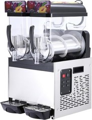 15L x 2 Tank Commercial Slushy Machine Margarita Smoothie Frozen Drink Maker