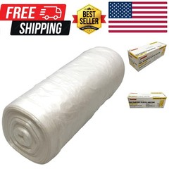 High Density Painter’s Plastic Sheeting, 9′ x 400′ x .31 mil, Clear, Dispense…