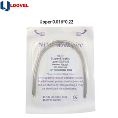 10pcs/pk Dental Ortho Elastic Niti Arch Wire Rectangular Natural Bracket Braces