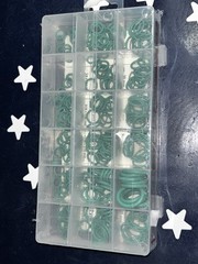 6x 2-212 Silicone/Nitrile Orange O-Rings 6 Pieces O-Ring