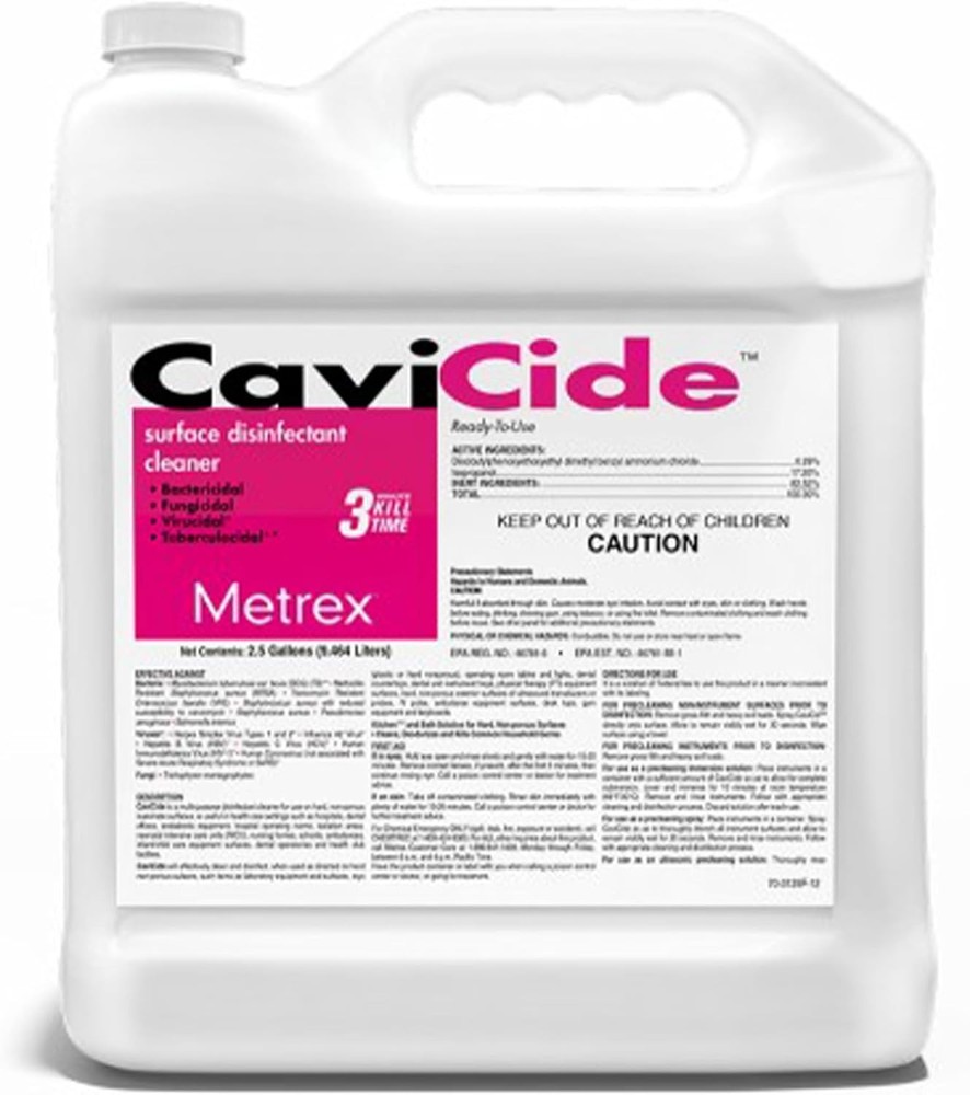 CaviCide Liquid Surface Disinfectant Cleaner 2.5 Gallon Bottle