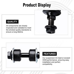 8Pcs Front Upper Control Arm Lower Ball Joint Tie Rod Kit Acura Integra 94-01