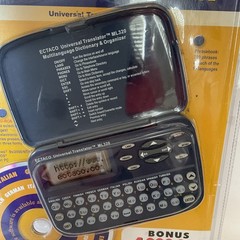 Ectaco ML320 Universal Translator 10 Languages Dictionary & Organizer NEW Boxed
