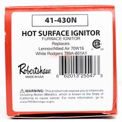 Robertshaw 41-430N Direct Replacement Furnace Igniter for Lennox 70W16
