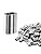 QDiShi Aluminum Crimping Loop Sleeve 1/8 3mm 100Pcs