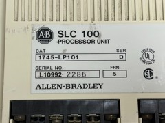 Allen-Bradley 1745-LP101 SLC 100 Processor Unit Controller Ser D FRN 5