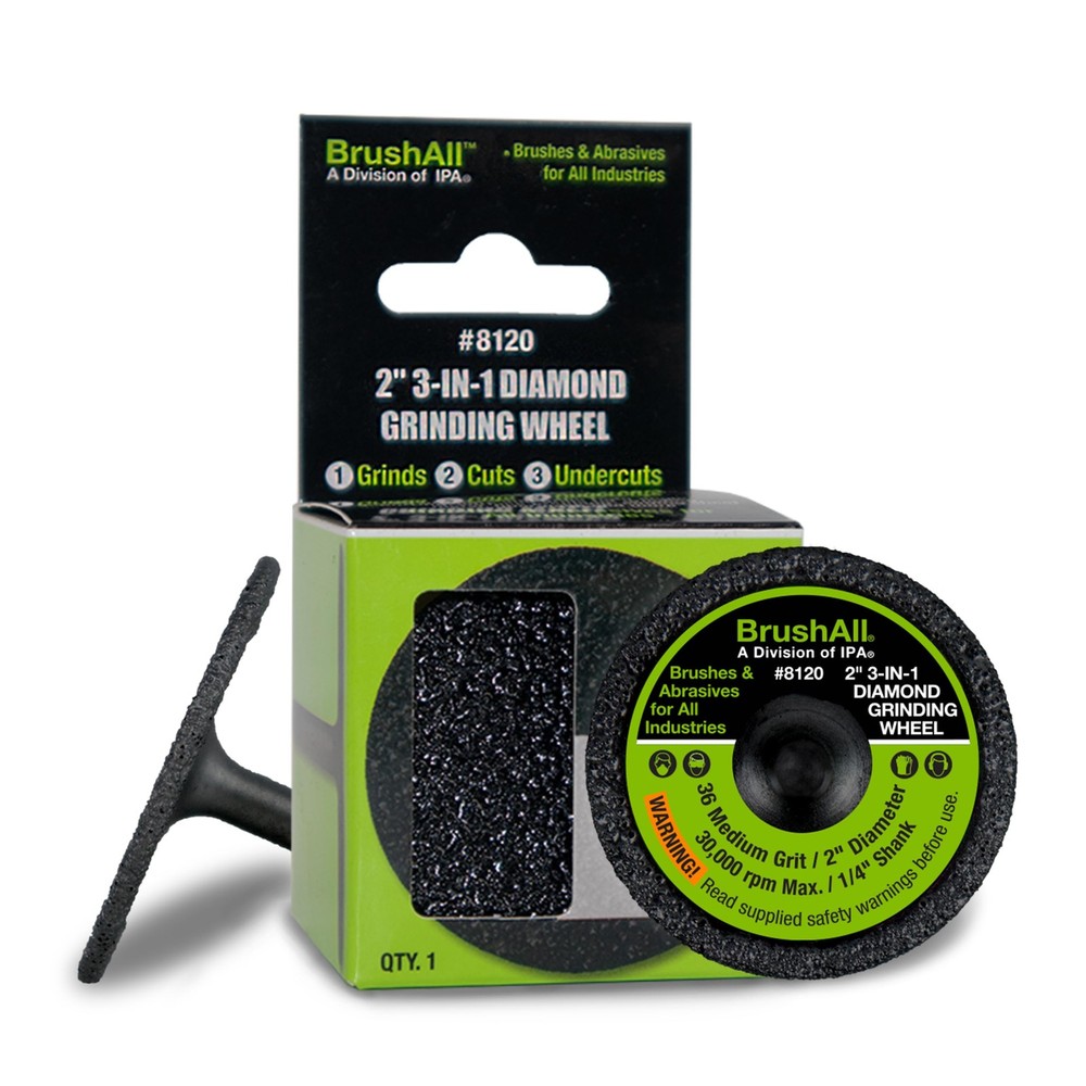 Diamond Grinding and Cut-Off Wheel (2″ 3-in-1 Diamond Grinding Wheel)