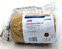 3M 01439 Stikit Gold Sanding Disc Roll 6 Inch P180A Grit (175 Discs/Roll)