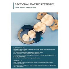 Dental Matrix Bands Ring Sectional Matrice Clamp Fit Garrison Palodent V3 System