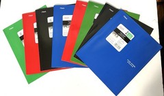Five Star 2-Pocket & 3-Prong Laminate Folders, 11 x 8.5 (8-PACK) New Free Ship