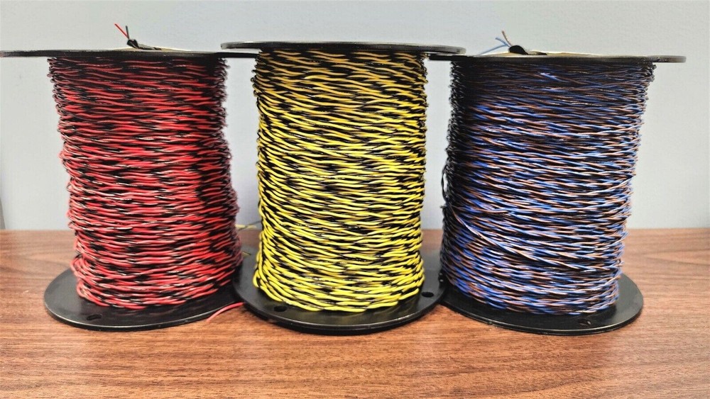 UL1061 – 2 Conductor- 22 AWG Twisted Wire – No Jacket – Choose Color and Length