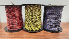 UL1061 – 2 Conductor- 22 AWG Twisted Wire – No Jacket – Choose Color and Length