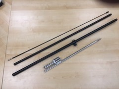 6 FT FEATHER FLAG POLE SET FOR A 4FT-5FT FLAG