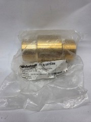 Webstone H-10754W Forged DZR Brass In-Line 1″ Spring Check Valve 200PSI