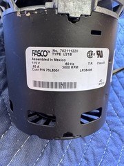 Fasco Blower Motor Housing Assembly 115V 1 Phase 0.95A MPN 702111220