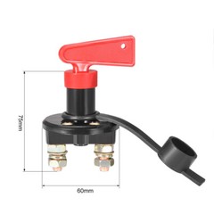 DC 60V/400A Rotary Battery Disconnect Isolator Power Cut OFF Switch for Trucks