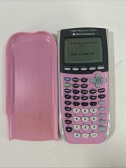 Texas Instruments TI-84 Plus Silver Edition Pink Graphing Calculator w/ Case