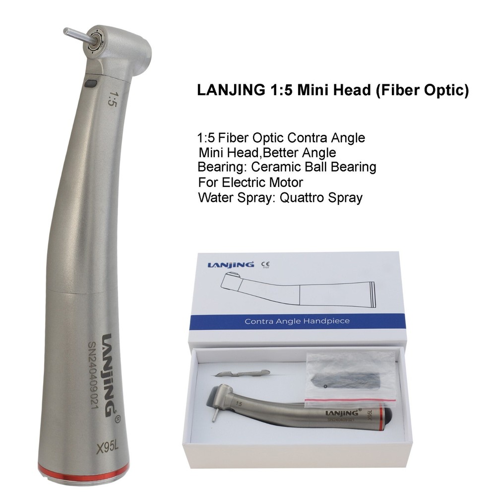 Dental Electric Handpiece 1:5 Contra Angle Surgical Increasing LED NSK