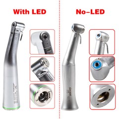 Dental Implant Handpiece 20:1 Reduction Contra Angle Fiber Optic LED/No LED