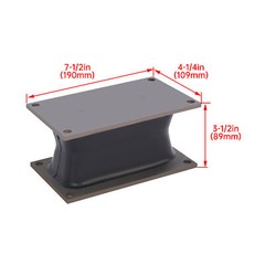 4 Pack Vibratory Compactor Rubber Shock Mounts For Stanley & Bobcat Hydraulic
