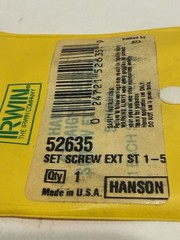 New 5 Piece Irwin 52635 Set Screw Extractors, ST1 Through St 5