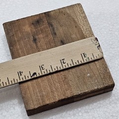 Vintage Letter Press Block Stamp Ink Print Type Advertising Wood Copper LAWN Bag