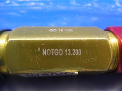 12.900 & 13.200 MM CLASS X SMOOTH PIN PLUG GAGE GO NO GO 13 13.0 MM .5000 +.0079
