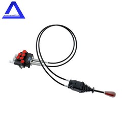 2 Spool Remote Control Valve Kit 80lpm/ 21gpm + Joystick + Cable 25MPa