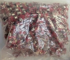 Hosiden PCB Mount Dual RCA Jacks NOS JPJ0811-01-230 3.7 pounds Bulk bag