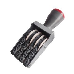 Numbering Stamp Rubber 4 digits Symbol Digit Number for Document Stationery