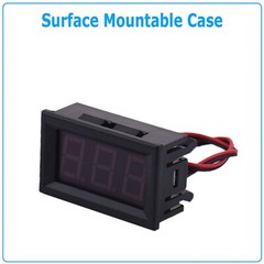 LED 12V ~ 24V Digital Display Voltmeter Car Motorcycle Voltage Gauge Panel Meter