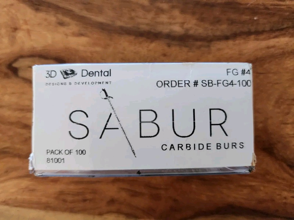 Dental Carbide Burs SABUR FG 4 10 pcs – 100 pcs USA Approved