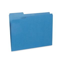 Blue Summit Supplies File Folders – Letter Size, 1/3