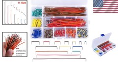 24 AWG Preformed Jumper Wires – 560 Pieces with Free Storage Box Included